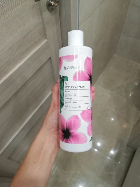 Vis Plantis Żel pod prysznic, Olej monoi + algi