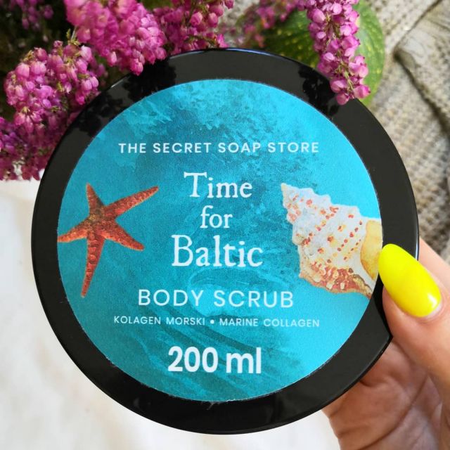 The Secret Soap Store Peeling do ciała, Kolagen morski, Time for Baltic