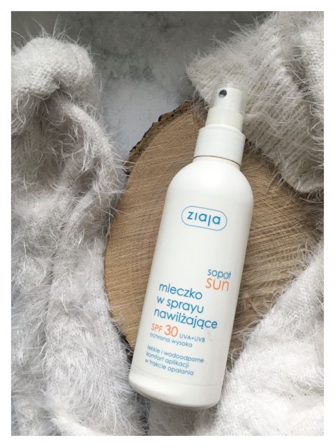 Ziaja Sopot Sun, Mleczko w sprayu nawilżające SPF 30+