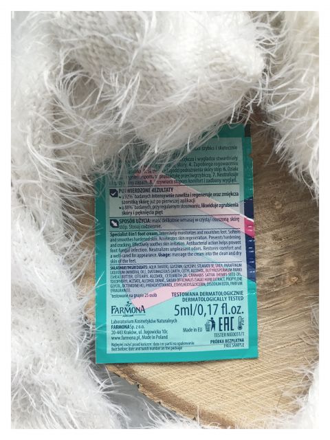 Nivelazione Terapia Naprawcza, Maść do stóp, Specjalistyczna, 8w1