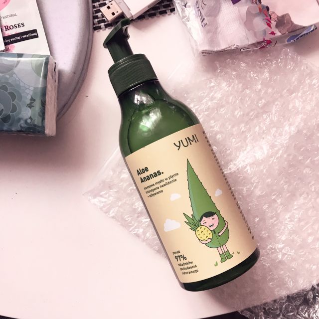 Yumi Mydło w płynie, Aloes + Ananas