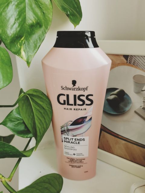 Schwarzkopf Gliss, Split Ends Miracle, Szampon do włosów, Z kompleksem jonowym i olejem z pestek winogron