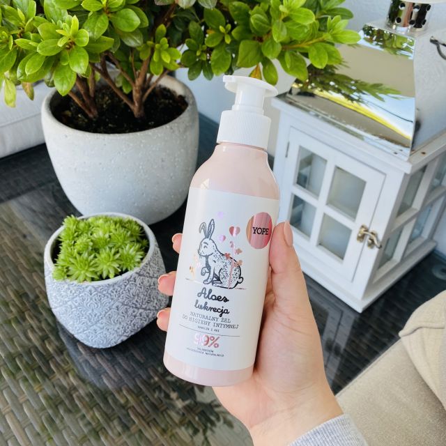 YOPE Żel do higieny intymnej, Aloes i lukrecja