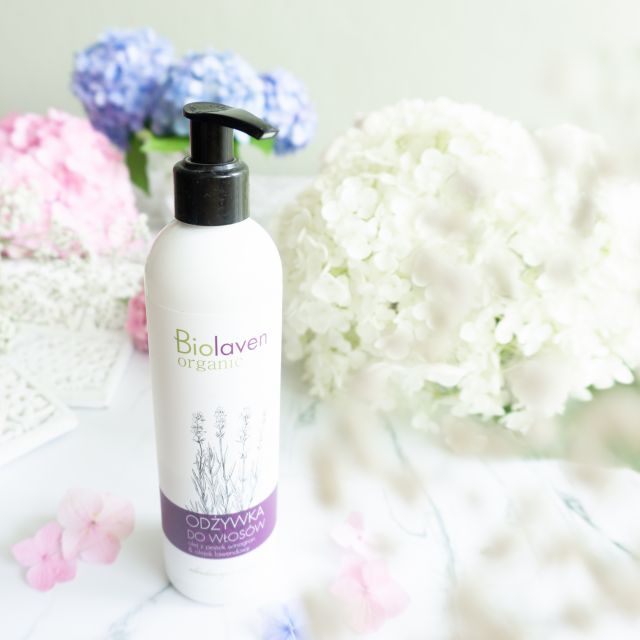 Biolaven Odżywka do włosów, Olej z pestek winogron & olejek lawendowy