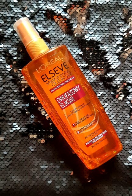 L'Oréal Elseve, Eliksir w sprayu, Dwufazowy, Magiczna moc olejków