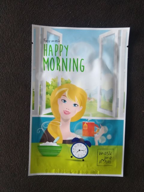 Mask Me Amore Maska do twarzy w płacie, Happy Morning Face Mask