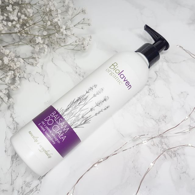 Sylveco Biolaven, Balsam do ciała, Olej z pestek winogron & olejek lawendowy