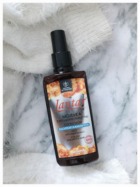 Farmona Jantar, Mgiełka do włosów, Z wyciągiem z bursztynu, Do włosów suchych i łamliwych