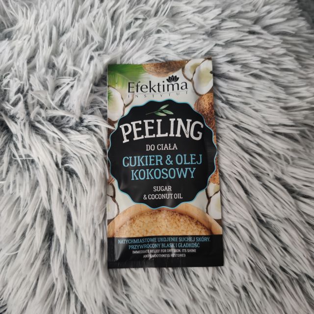Efektima Peeling do ciała, Cukier i olej kokosowy