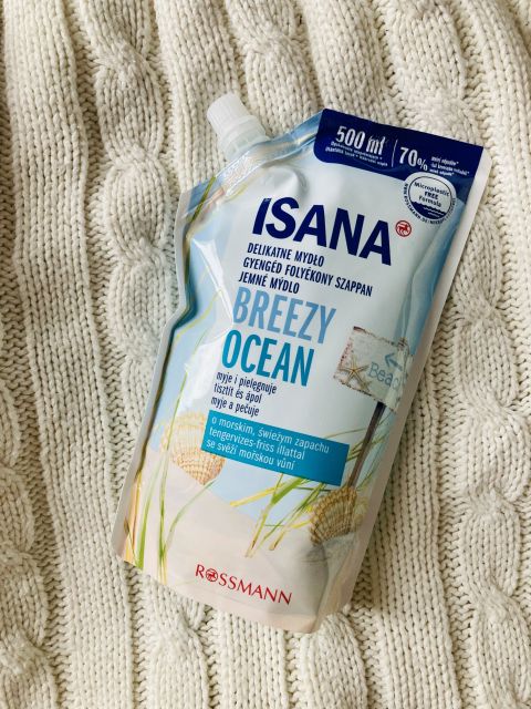 Isana Mydło do rąk w płynie, Breezy Ocean
