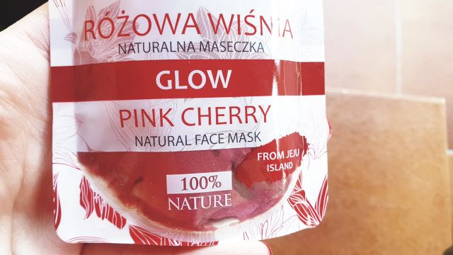 Orientana Maseczka do twarzy, Naturalna, Glow, Różowa Wiśnia