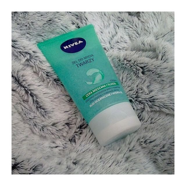Nivea Aqua Effect, Żel do mycia twarzy, Cera mieszana i tłusta, Algi oceaniczne i hydra IQ