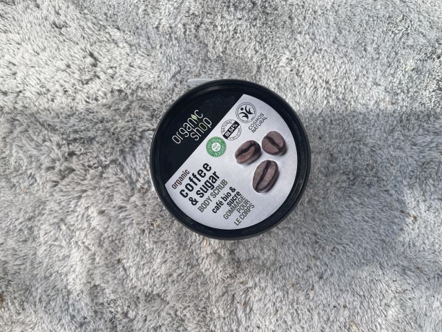 Organic Shop Body Scrub, Coffee & Sugar