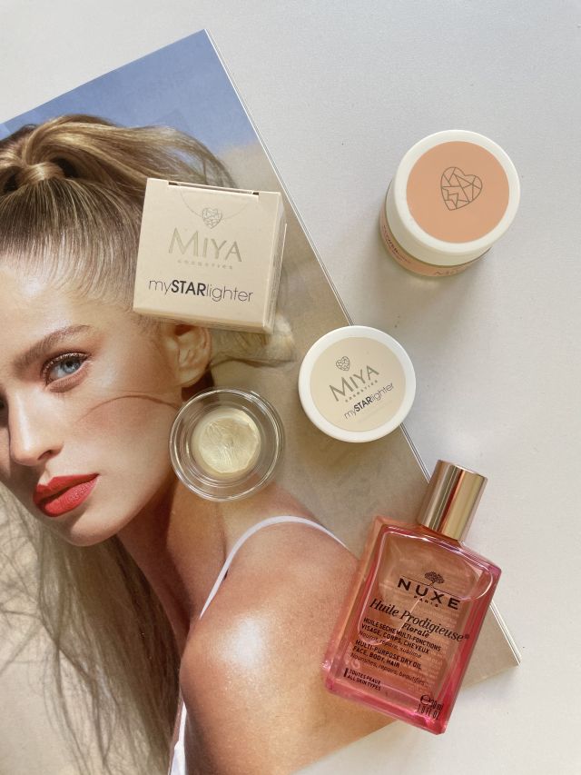 mySTARlighter rozświetlacz Moonlight Gold Shade Miya Cosmetics