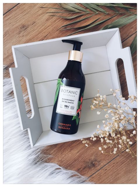 Botanic SkinFood Żel do twarzy, Oczyszczający, Cannabis & Guarana