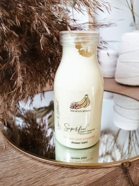 Fluff Superfood, Balsam pod prysznic, Banana & Almond