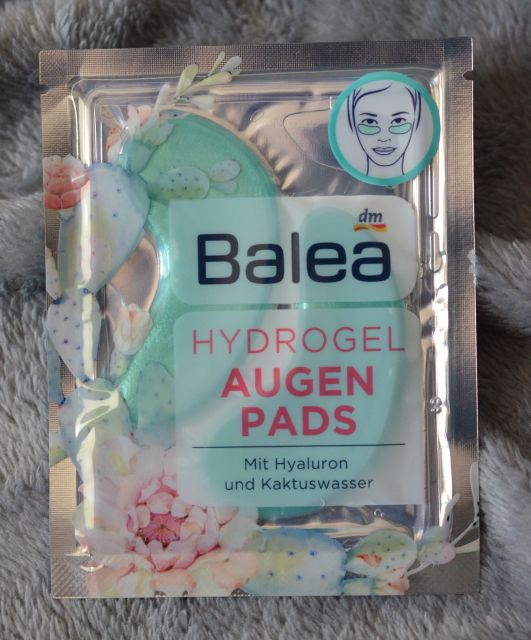 Balea Płatki pod oczy, hydrożelowe, z kwasem hialuronowym i wodą z kaktusa 