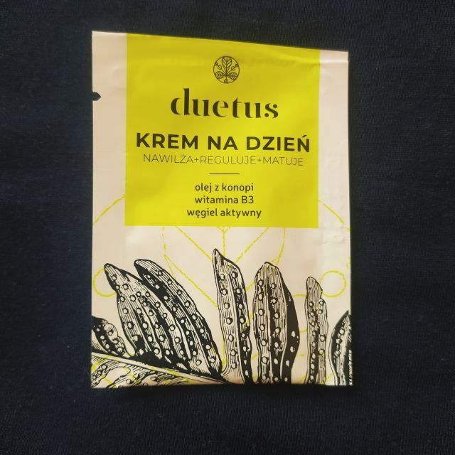 Sylveco Duetus, Krem do twarzy, Na dzień, Nawilża + Reguluje + Matuje, Olej z konopi