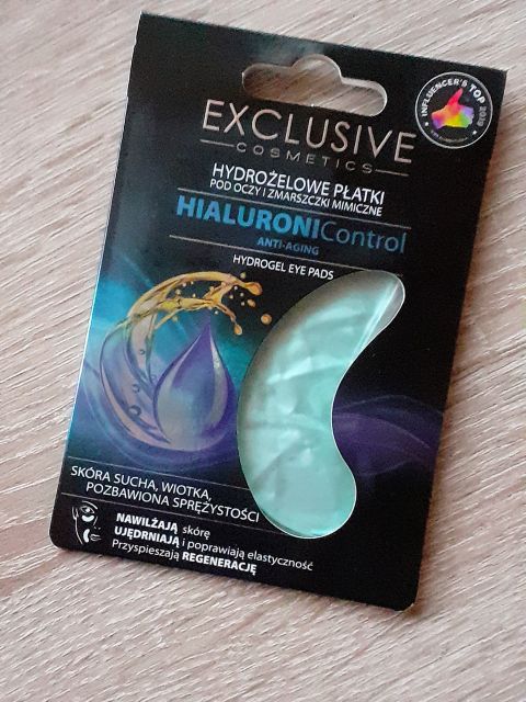 Exclusive Cosmetics Płatki pod oczy, Hydrożelowe, Z kwasem hialuronowym