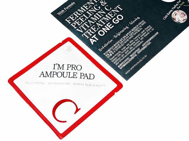 Wish Formula I'm Pro C Ampoule Pad, Jednorazowa ampułka do twarzy w płatku
