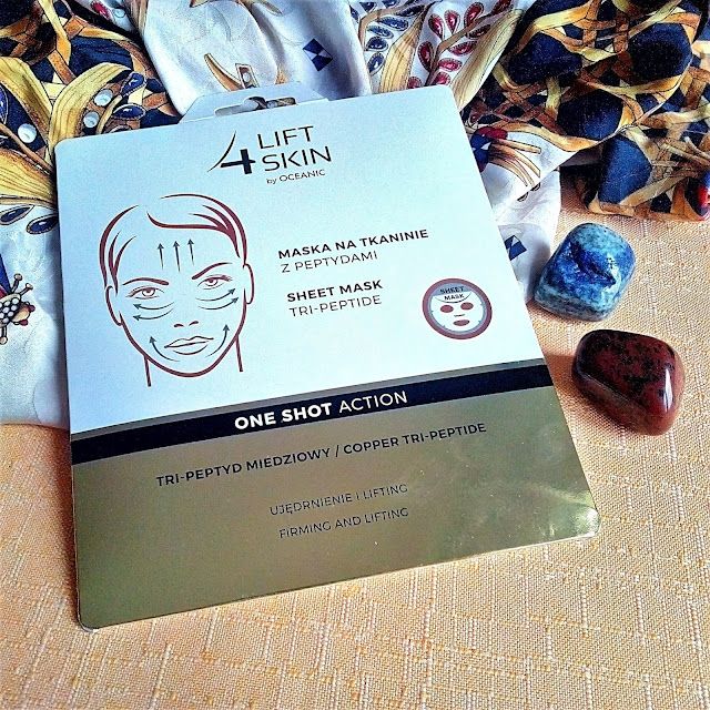 Lift4Skin One Shot Action, Maska na tkaninie z peptydami (Ujędrnienie i lifting)
