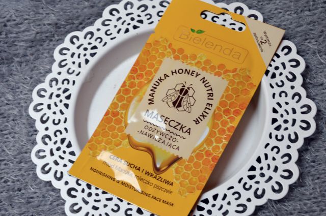 Bielenda Manuka Honey Nutri Elixir, Maseczka do twarzy, Odżywczo-nawilżająca, Cera sucha i wrażliwa, Miód manuka i mleczko pszczele
