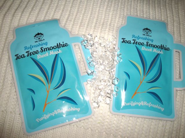 Dr. Mola Maska do twarzy w płacie, Tea Tree Smoothie, Refreshing