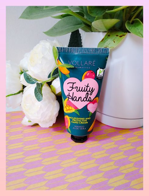 Vollare Cosmetics Fruity Hands, Krem do rąk, Odżywczo-ochronny, Mango & Aloe Vera