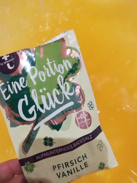 Tetesept Odżywcza sól do kąpieli, Brzoskwinia & Wanilia