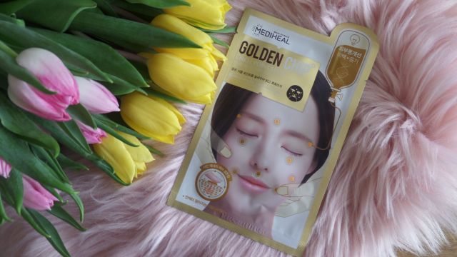 Mediheal Maska do twarzy w płacie, Golden Chip, Rozjaśniająca