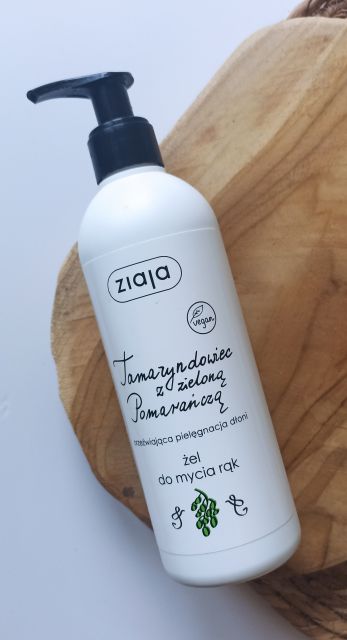 Ziaja Mydło do rąk w żelu, Tamaryndowiec z zieloną pomarańczą