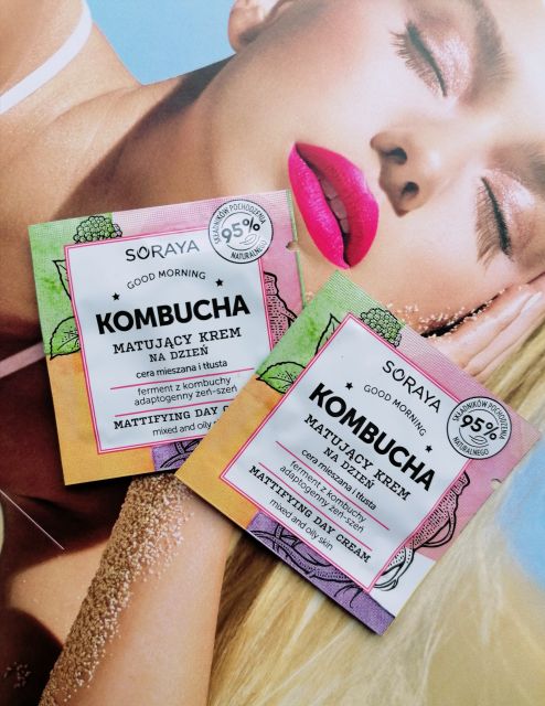 Soraya krem matującym Kombucha