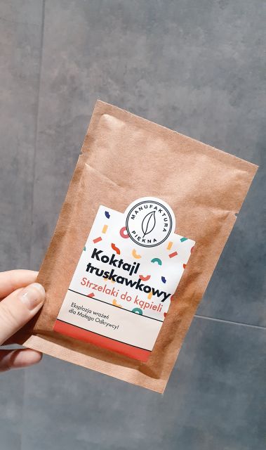 Marba Cosmetics Manufaktura Piękna, Strzelaki do kąpieli, Koktajl truskawkowy