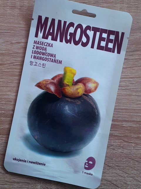 Mangosteen Maska do twarzy w płacie, Iceland Glacial Water