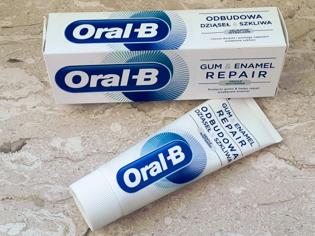 Oral-B Pasta do zębów, Pro Repair Gum, Enamel Professional, Delikatne wybielanie, Gentle Whitening
