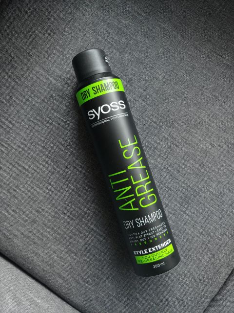 Syoss Professional Performance, Suchy szampon do włosów, Anti Grease Dry Shampoo