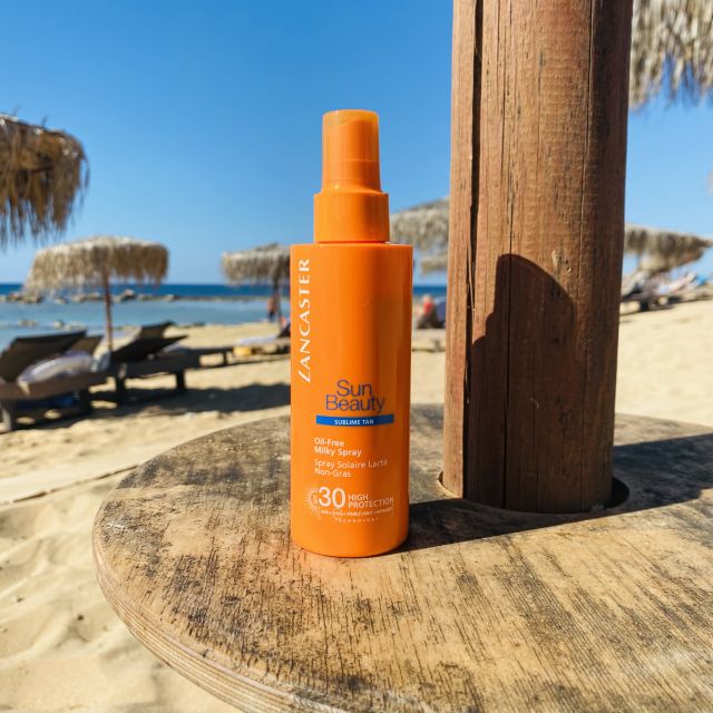 Lancaster Sun Beauty, Mleczko do opalania w sprayu, SPF 30