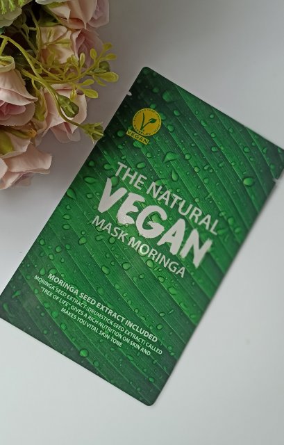 She’s Lab Maska do twarzy w płacie, The Natural Vegan Mask, Moringa, Koreańska, Wegańska, Z moringą