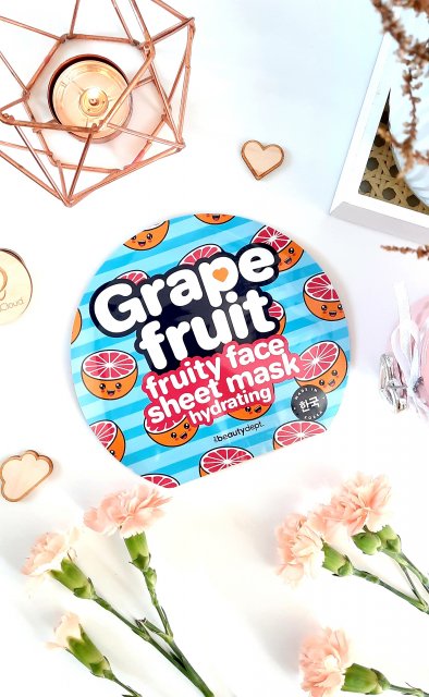 The Beauty Dept. Maseczka do twarzy, Nawilżająca, Grapefruit