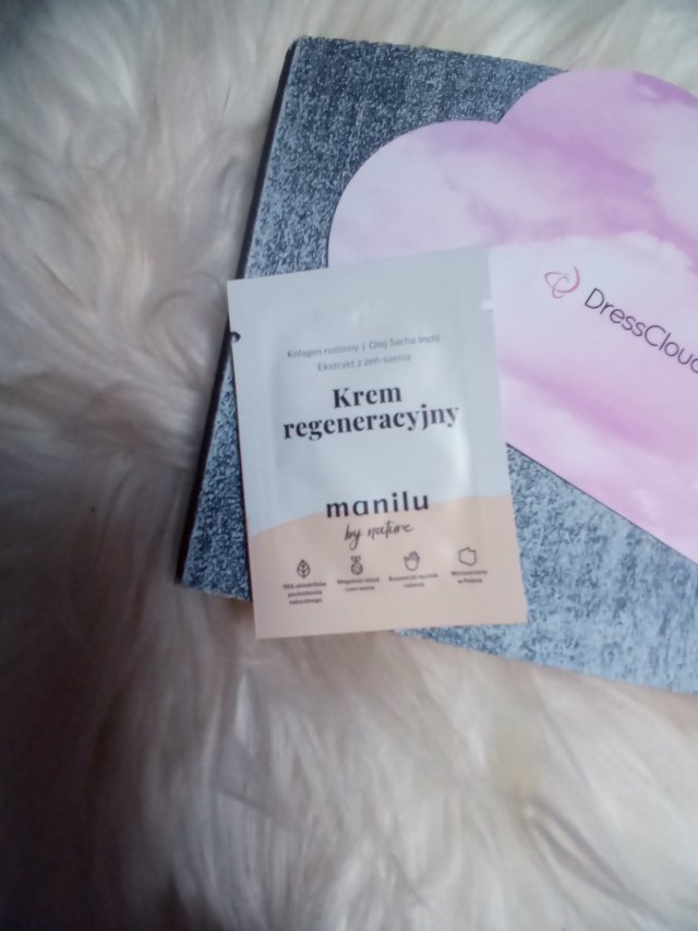 manilu Krem do twarzy, Regeneracyjny, Kolagen roślinny, olej Sacha Inchi i ekstrakt z żeń-szenia