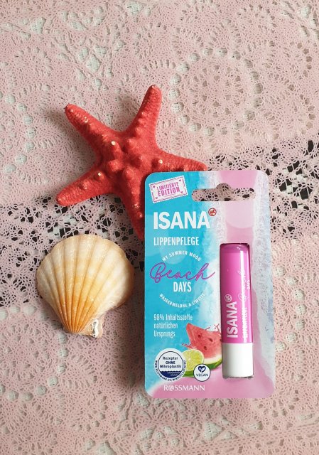 Isana Pomadka ochronna do ust, Beach Days