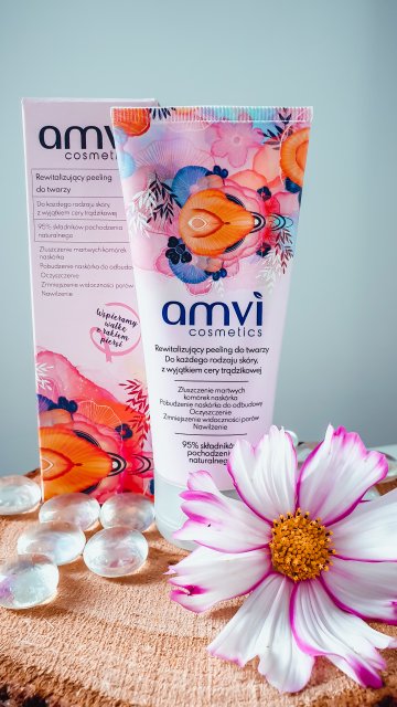 AMVI Cosmetics Peeling do twarzy, Rewitalizujący