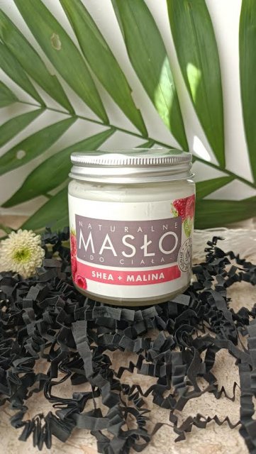 e-Fiore masło do ciała naturalne shea i malina