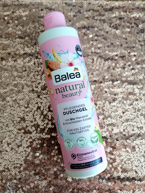 Balea Żel pod prysznic, Natural Beauty, Bio-olej migdałowy i kwiat wiśn