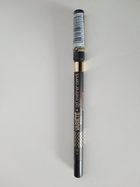 Eveline Variété, Kredka do oczu, Żelowa, Gel Eyeliner Pencil, nr 01 Pure Black