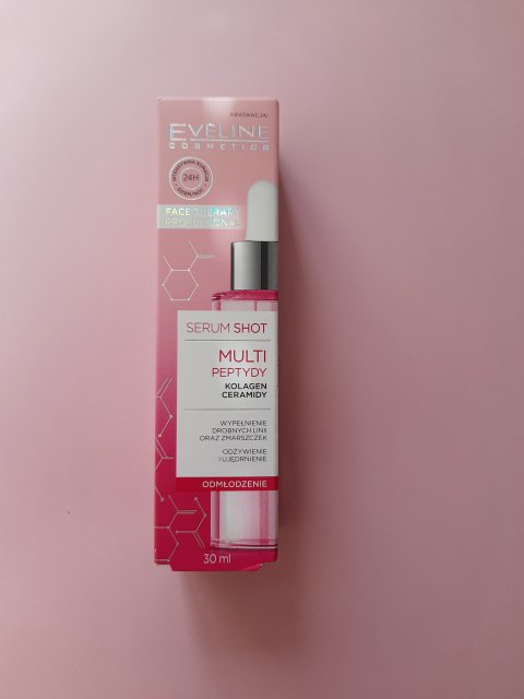 Eveline Face Therapy Professional, Serum Shot, Serum do twarzy, Multi peptydy, Odmłodzenie