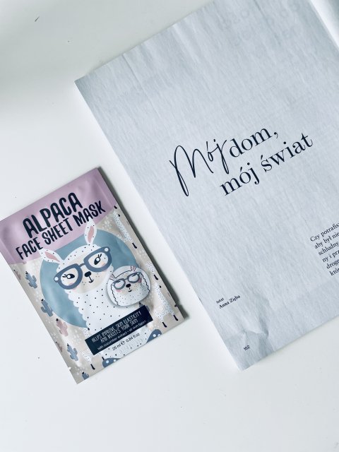 Mascot Europe Maska do twarzy w płacie, Alpaca