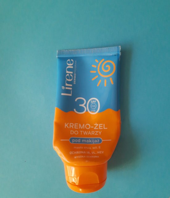 Lirene Dermoprogram, Kremo-żel do twarzy pod makijaż, 30 UVA