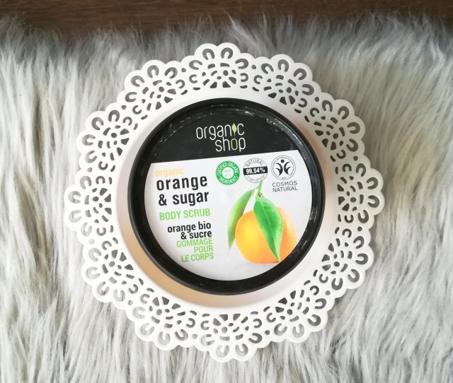 Organic Shop Scrub do ciała, Pomarańcza i cukier