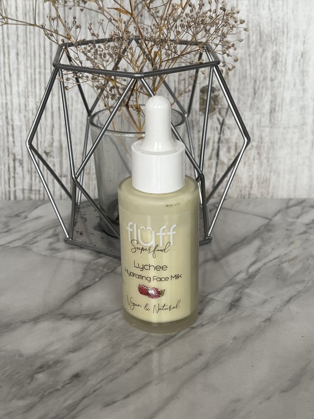 Fluff Superfood, Mleko do twarzy, Liczi